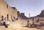 Gustave Guillaumet Laghouat Algerian Sahara oil painting reproduction